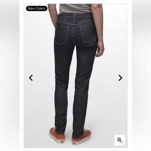 Prana Kayla Denim Jeans Black Size 2 / 26 Organic Cotton 5 pocket pants